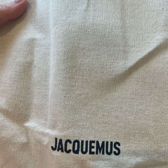 JACQUEMUS Le Bambino Long suede shoulder bag NWT DARK TURQUOISE - Picture 7 of 9